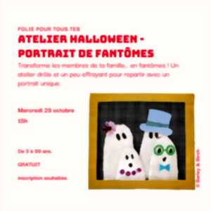 Atelier Halloween : portrait de fantômes, à la Micro-Folie Vallée du Thouet