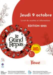 photo Grand Repas 2025, le même jour, dégustez le même repas sur un même territoire.