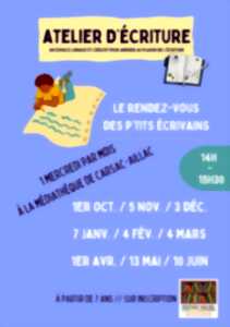 photo Atelier d'écriture [Médiathèque de Carsac]