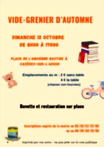 photo Vide grenier d'automne