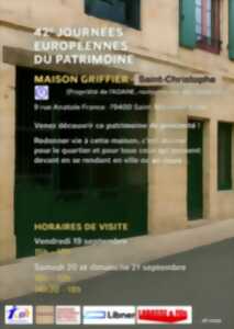photo Journée du Patrimoine - Maison GRIFFIER