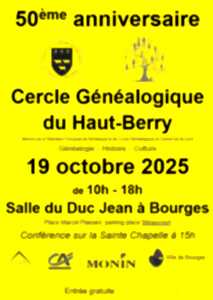photo 50ème anniversaire du Cercle Généalogique du Haut-Berry
