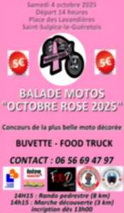 photo Octobre rose : balade motos