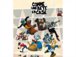 photo Exposition BD « Comme une Bête en Case »