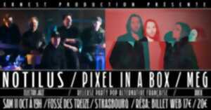 photo NOTILUS+PIXEL IN A BOX+MEG EN CONCERT AU FOSSE DES TREIZE A STRASBOURG