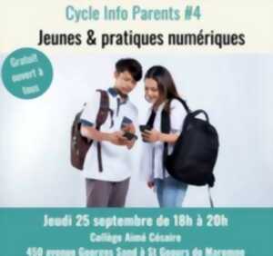 photo Cycle infos parents #4 : jeunes et pratiques numériques
