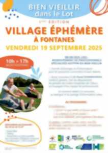 photo Village éphémère à Fontanes : bien vieillir dans le Lot