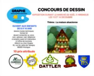 photo concours de dessin Marché de Noël Hirsingue