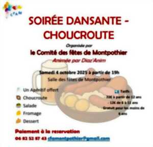photo Soirée dansante choucroute à la salle des fêtes de Montpothier