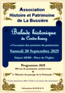 photo Journées Européennes du Patrimoine - balade historique commentée du centre-bourg