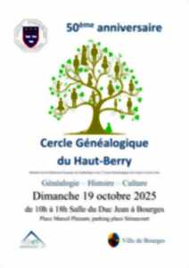 photo 50ème anniversaire du Cercle Généalogique du Haut-Berry