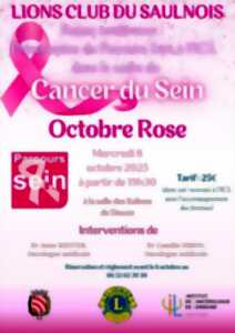 photo Repas conférence - Octobre Rose
