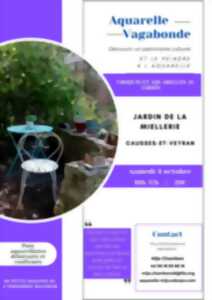 photo AQUARELLE VAGABONDE AU JARDIN DE LA MIELLERIE