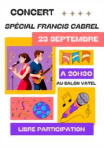 photo Concert Spécial Francis Cabrel