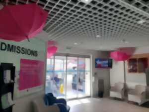 photo Octobre Rose 2025 : Stand de sensibilisation et d'auto-palpation au Centre hospitalier Jacques-Boutard