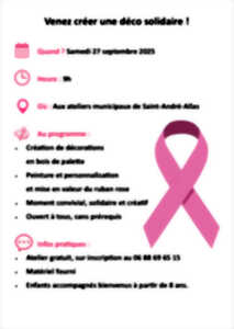 photo Création d'une déco solidaire