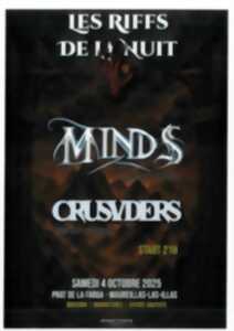 photo CONCERT LES RIFFS DE LA NUIT AVEC MINDS ET CRUSVDERS