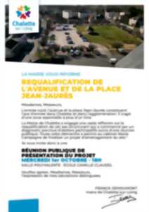 photo Réunion publique : aménagements de l’avenue et de la place Jean Jaurès