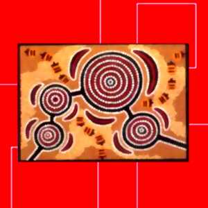 photo Micro-atelier : Le “Dot painting” un art aborigène