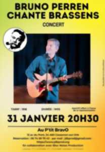 photo BRUNO PERREN CHANTE BRASSENS