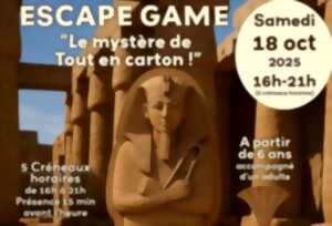 photo ESCAPE GAME | Le mystère de Tout en carton !