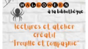 photo Bibliothèque : lectures et atelier créatif Halloween