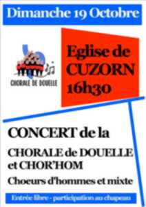 photo Concert de la Chorale de DOUELLE et CHOR'HOM