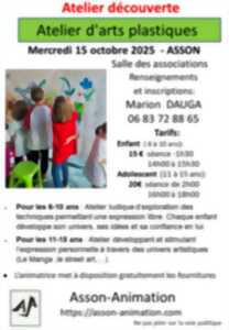 photo Atelier découverte d'arts plastiques (enfants et adolescents)
