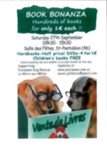 photo Vente de livres au profit de la cause animale