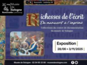 photo Conférences au Musée de Sologne de Romorantin