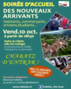 Soirée d'accueil des nouveaux arrivants