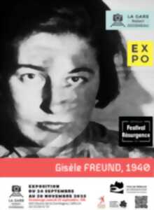 Expo « Gisèle Freund, 1940 » à la Gare Robert Doisneau