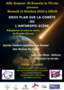 Représentation de théâtre : Gros plan sur la comète
