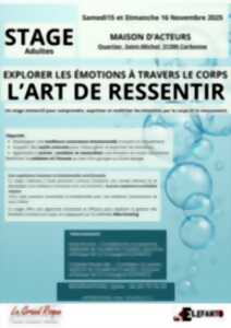 STAGE L'ART DE RESSENTIR