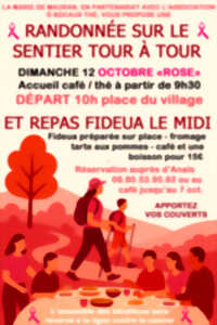 OCTOBRE ROSE MAURAN : RANDONNÉE SENTIER TOUR À TOUR ET FIDEUA À MIDI