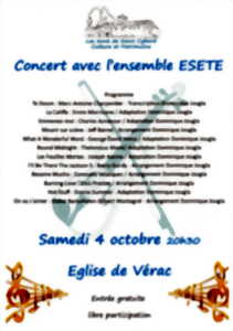 photo Concert avec l'ensemble ESETE