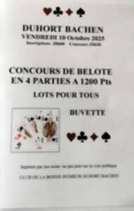 photo Concours de belote à Duhort-Bachen