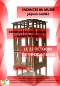 photo Vacances au musée : construction de maisons à pans de bois