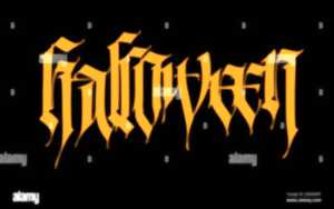 photo Atelier Calligraphie Fetons Halloween en calligraphie gothique