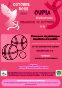 photo OCTOBRE ROSE - CONCOURS DE PETANQUE