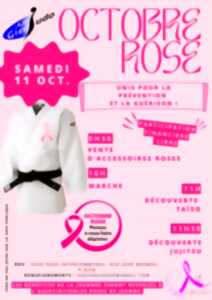 photo Octobre Rose avec l'A.S Judo Gien
