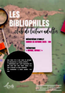 photo Les bibliophiles : club de lecture adultes