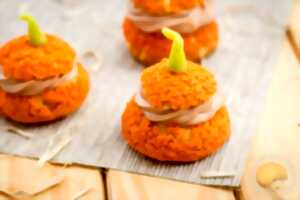 photo Pâtisserie : Choux Craquelin 'Citrouille'