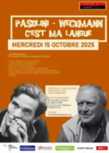 photo Lecture Pasolini-Weckmann