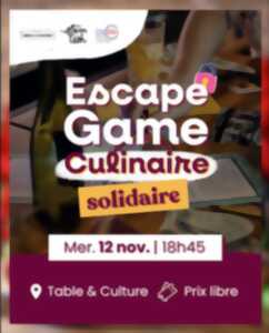 photo Escape Game Culinaire Solidaire