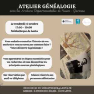 photo ATELIER GÉNÉALOGIE AVEC LES ARCHIVES DÉPARTEMENTTALES DE HAUTES-GARONNE