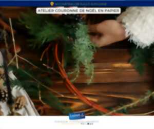 photo Atelier « Couronne de Noël en papier »