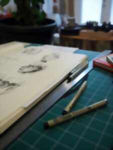 photo Stage de dessin de nu sur modèle vivant