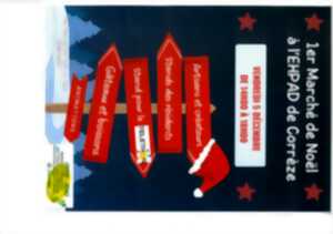 photo 1er marché de Noël à l'EHPAD de Corrèze