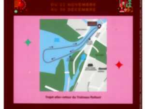 photo Animation - le traineau flottant du Père Noël